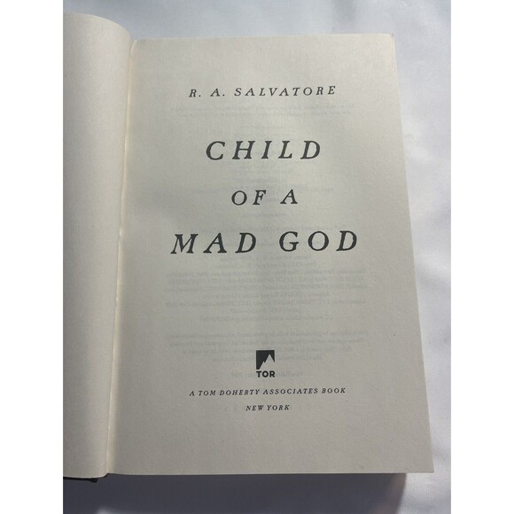 Child of a Mad God A Tale of the Coven by R. A. Salvatore First Edition Hardback - Picture 7 of 8